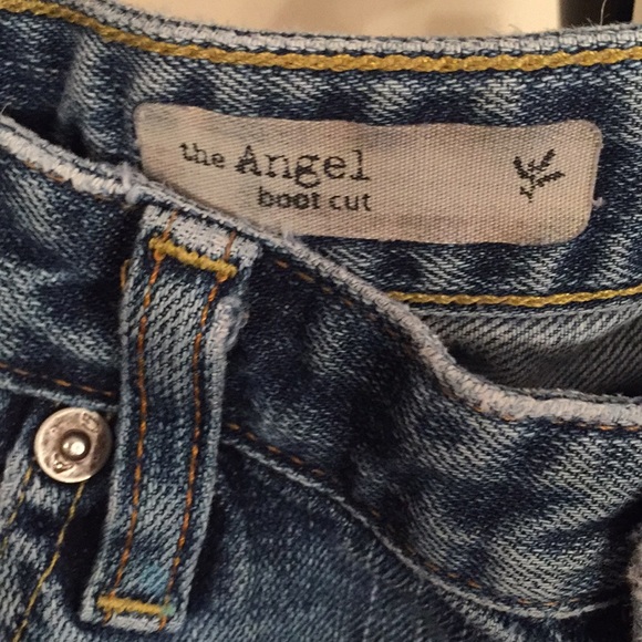 AG the Angel bootcut distressed size 29R - Picture 2 of 8
